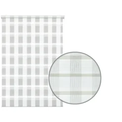 Easyfix Rollo Karo 60x150 cm weiß