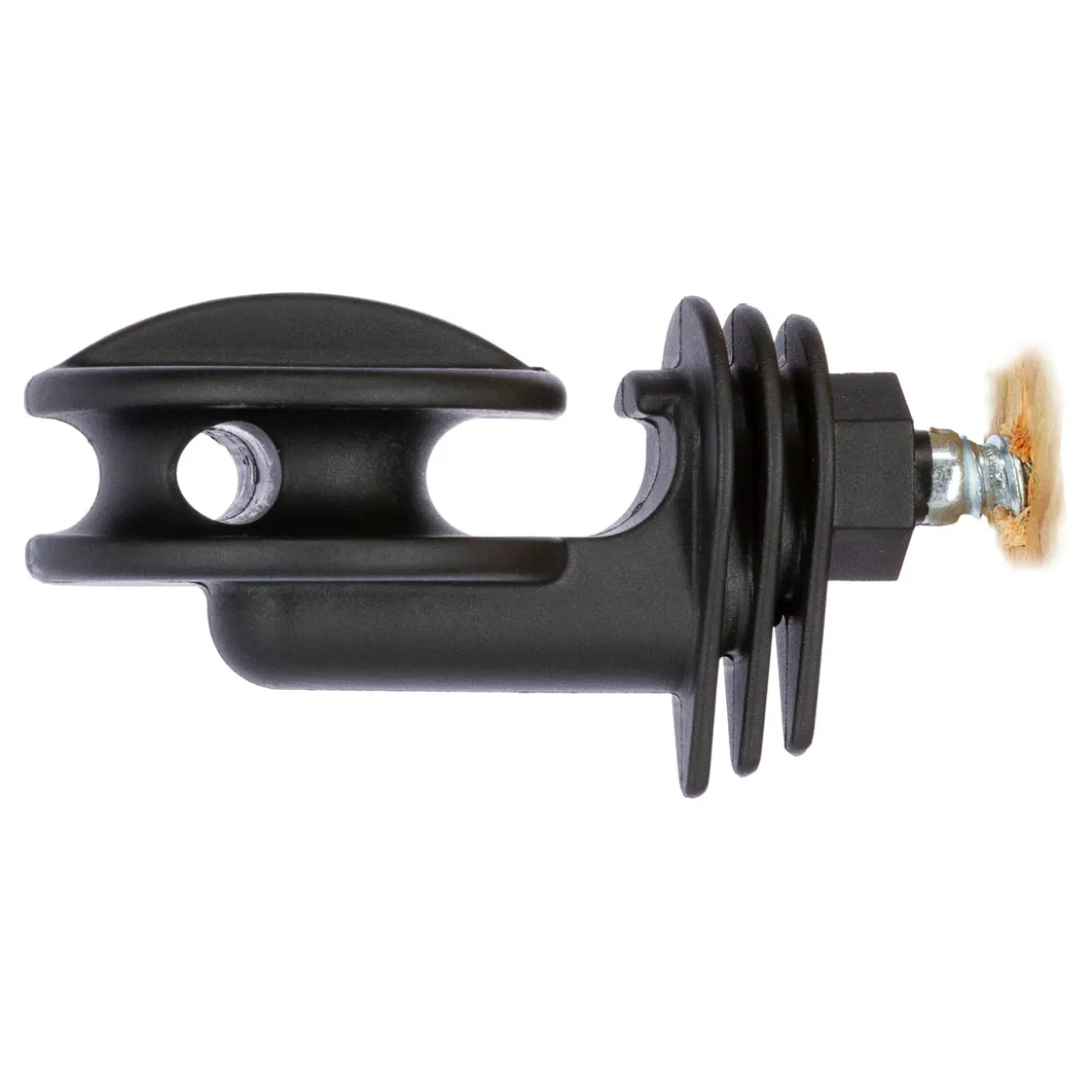Eckisolator Super Durchmesser 8 mm schwarz 6 Stück