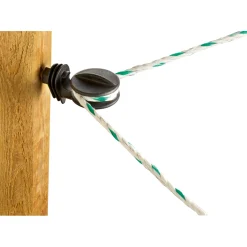 Eckisolator Super Durchmesser 8 mm schwarz 6 Stück