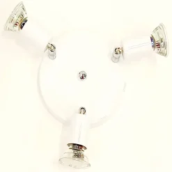 Eglo LED-Spotrondell Mini 3-flammig Durchmesser 14,5 x 7,5 cm weiß