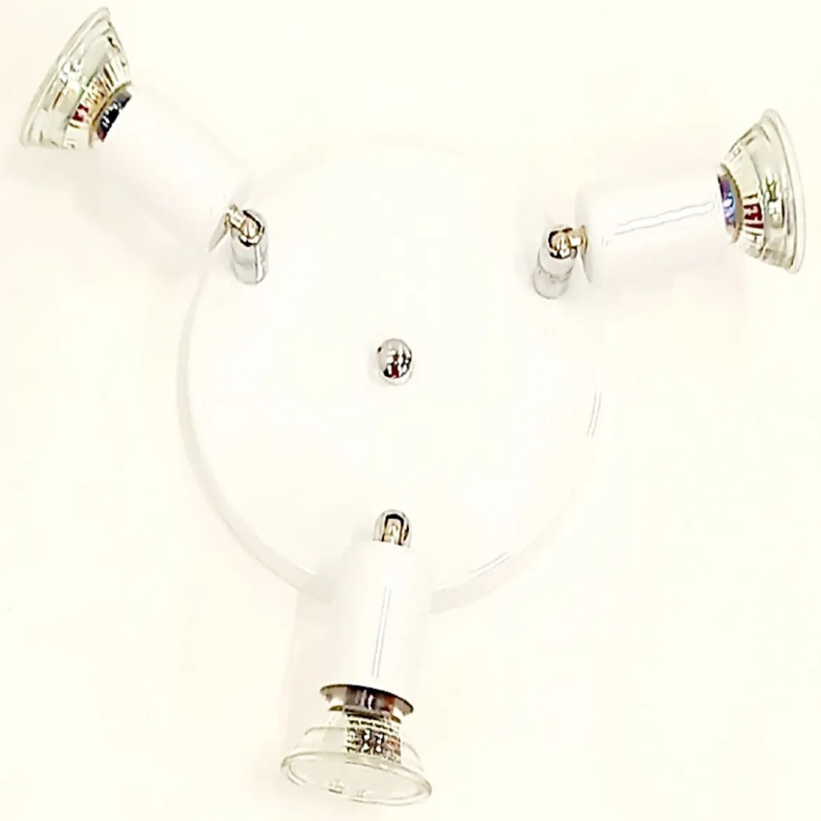 Eglo LED-Spotrondell Mini 3-flammig Durchmesser 14,5 x 7,5 cm weiß