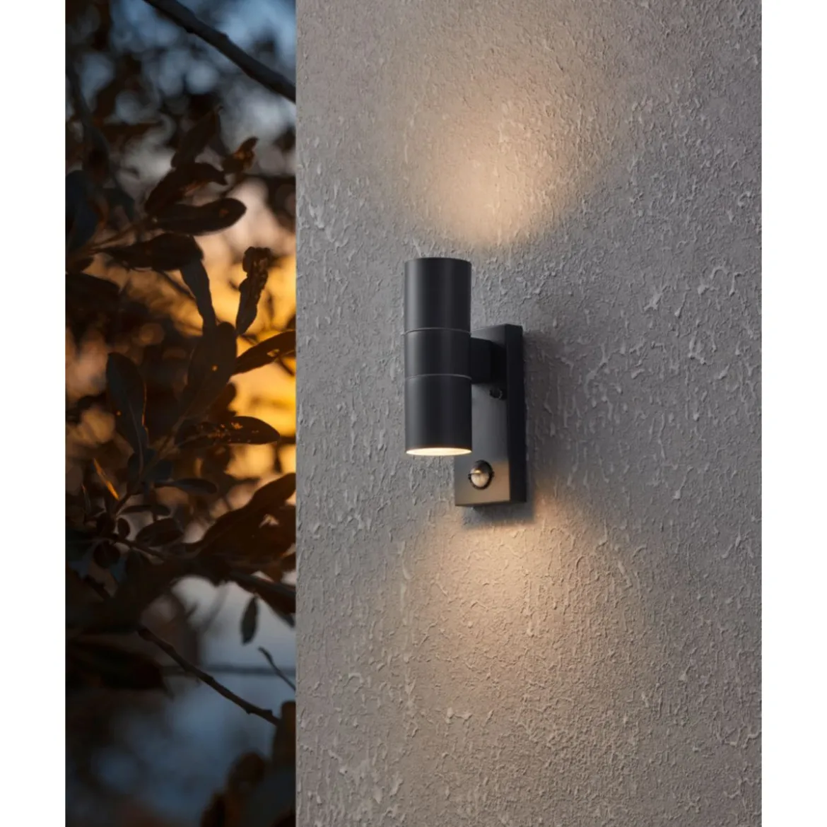 Eglo LED-Wandleuchte Riga 5 anthrazit