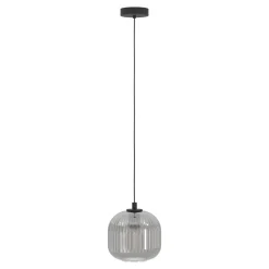 EgloLED Pendelleuchte Mantunalle 1 schwarz