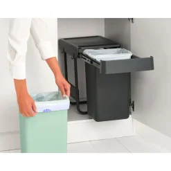 Einbaumülleimer Sort & Go 2 x 15L