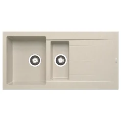 Einbauspuele ALAZIA 100x50 cm 1 1/2B 1DGranit Beige