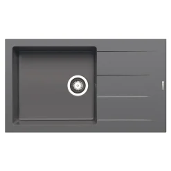 Einbauspuele ATHLOS PLUS 86x50 cm 1B 1DIron grey