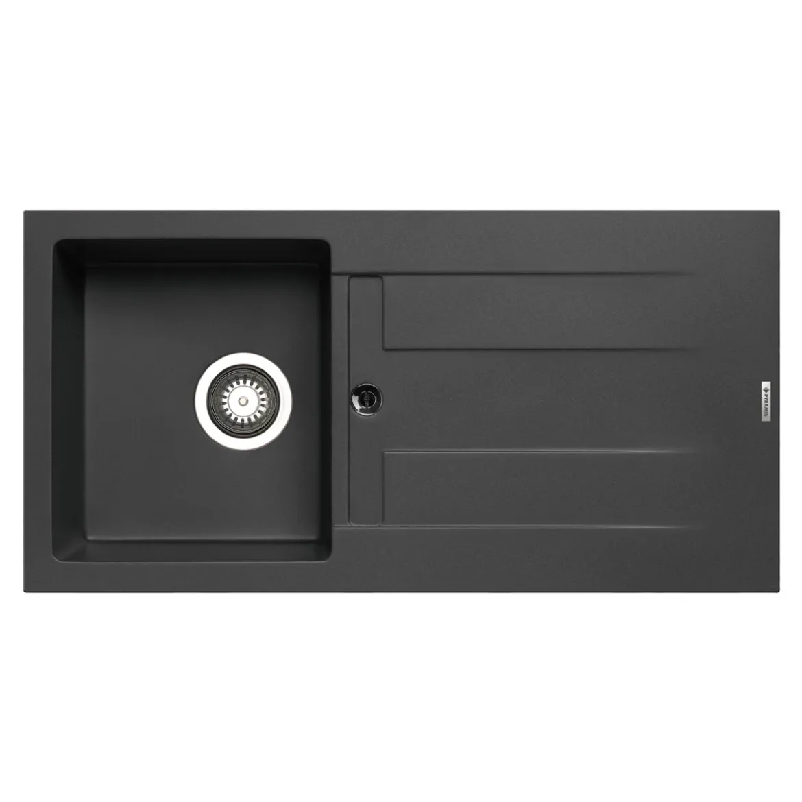 Einbauspuele ATHLOS 86x43,5 cm 1B 1DGranit Carbon
