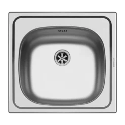 Einbauspuele E 33 Edelstahl glatt