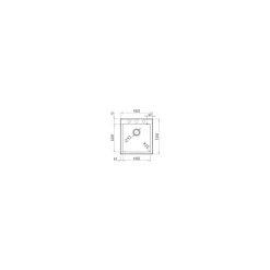 Einbauspuele ISTROS 46x50 cm 1BGranit Beige