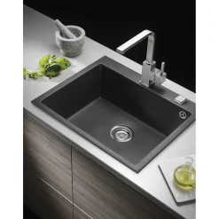 Einbauspuele ISTROS 61x50 cm 1BGranit Carbon