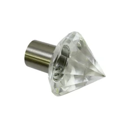 Endknopf Facette Chicago Spitze 20mm.edelst. opt.