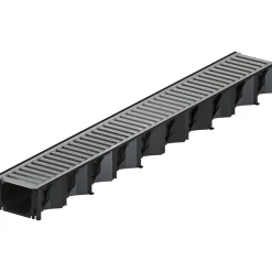 Entwässerungsrinne ACO Self Hexaline 2.0 schwarz 100 x 12,5 x 7,8 cm