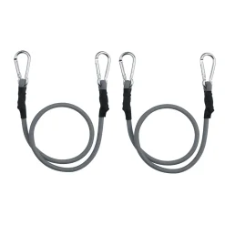 Expanderseil und Karabiner 70 cm, 2 St