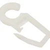 Faltenlegehaken 28 mm roh-weiss
