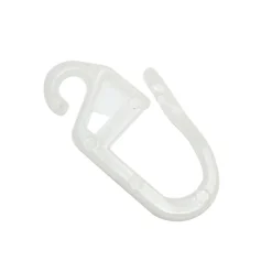 Faltenlegehaken 12 mm roh-weiss