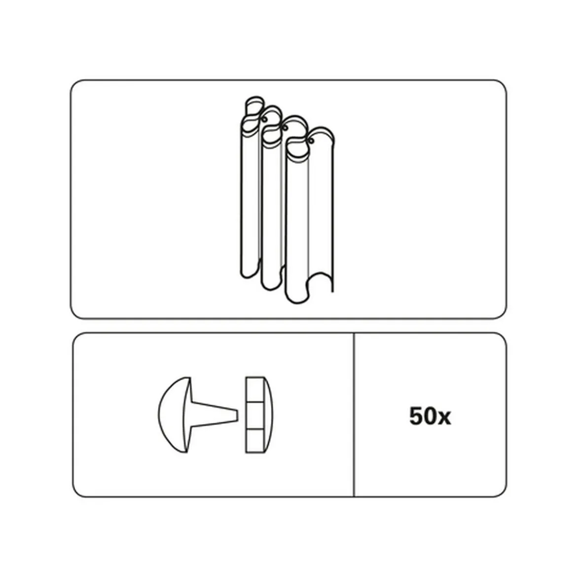 Faltenstecker glasklar
