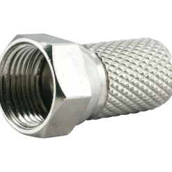 F-Aufdrehstecker 6,8-7mm 10Stück