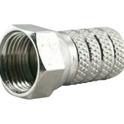 F-Aufdrehstecker 4mm 2Stück