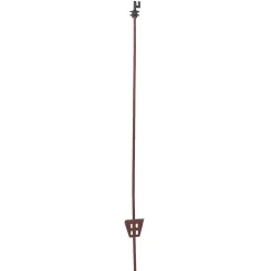 Federstahlpfahl Einzelspitze 107 cm braun 10 Stück