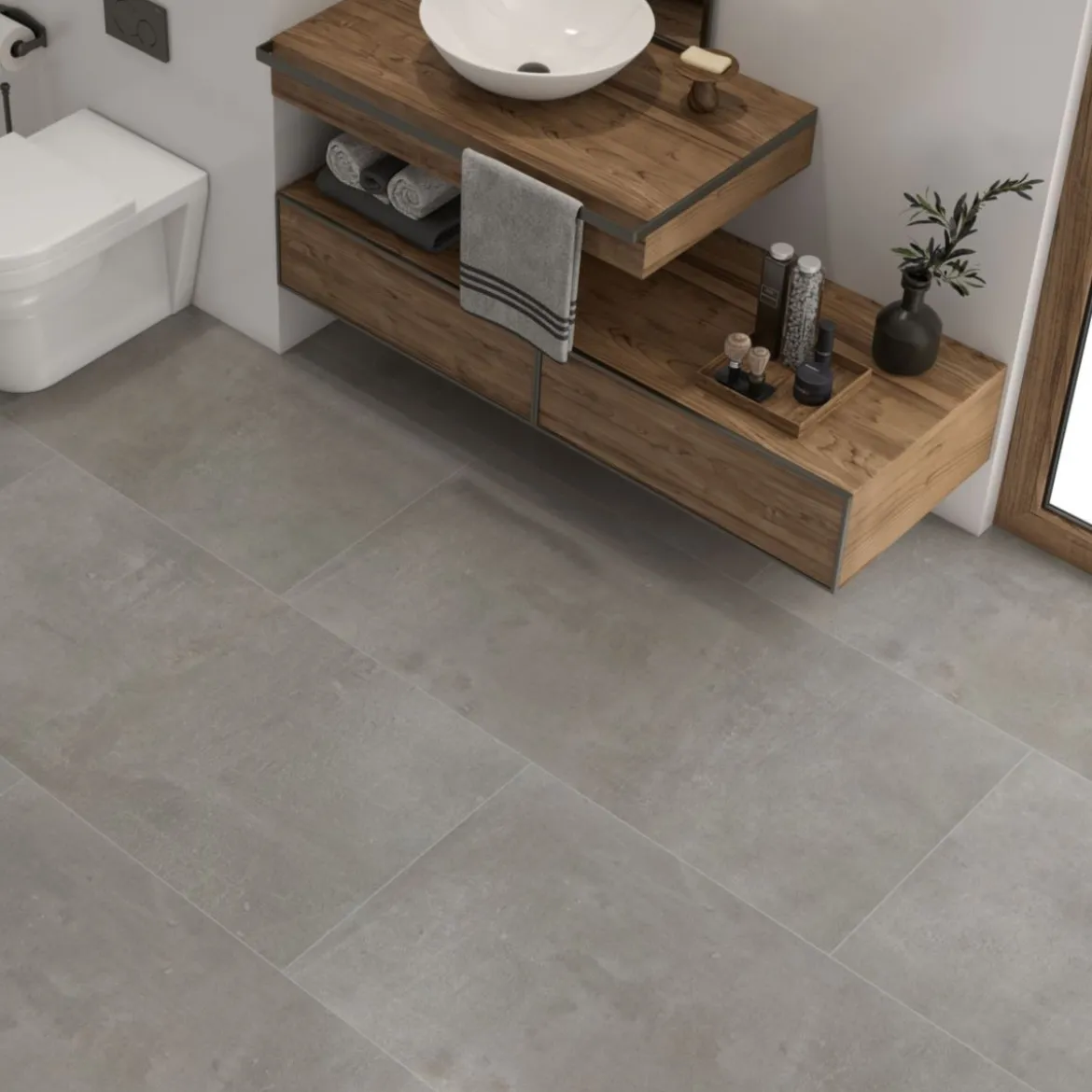 Feinsteinzeug Urbon Pro grey ca. 60 x 120 cm