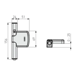 Fenstersicherung FTS 206 B SB