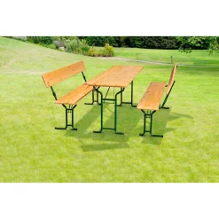 Festzeltgarnitur Komfort mit Tisch 220 x 70 cm