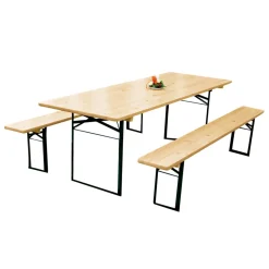 Festzeltgarnitur Standard mit Tisch 220 x 70 cm