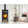Fireplace Kaminofen Borneo 6kWStahl Anschl. oben 150mm