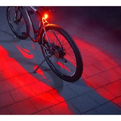 Fischer Bikes Akku-Rücklicht Twin mit Bodenbeleuchtung