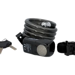 Fischer Bikes Alarm-Spiralschloss 120 cm 12 mm