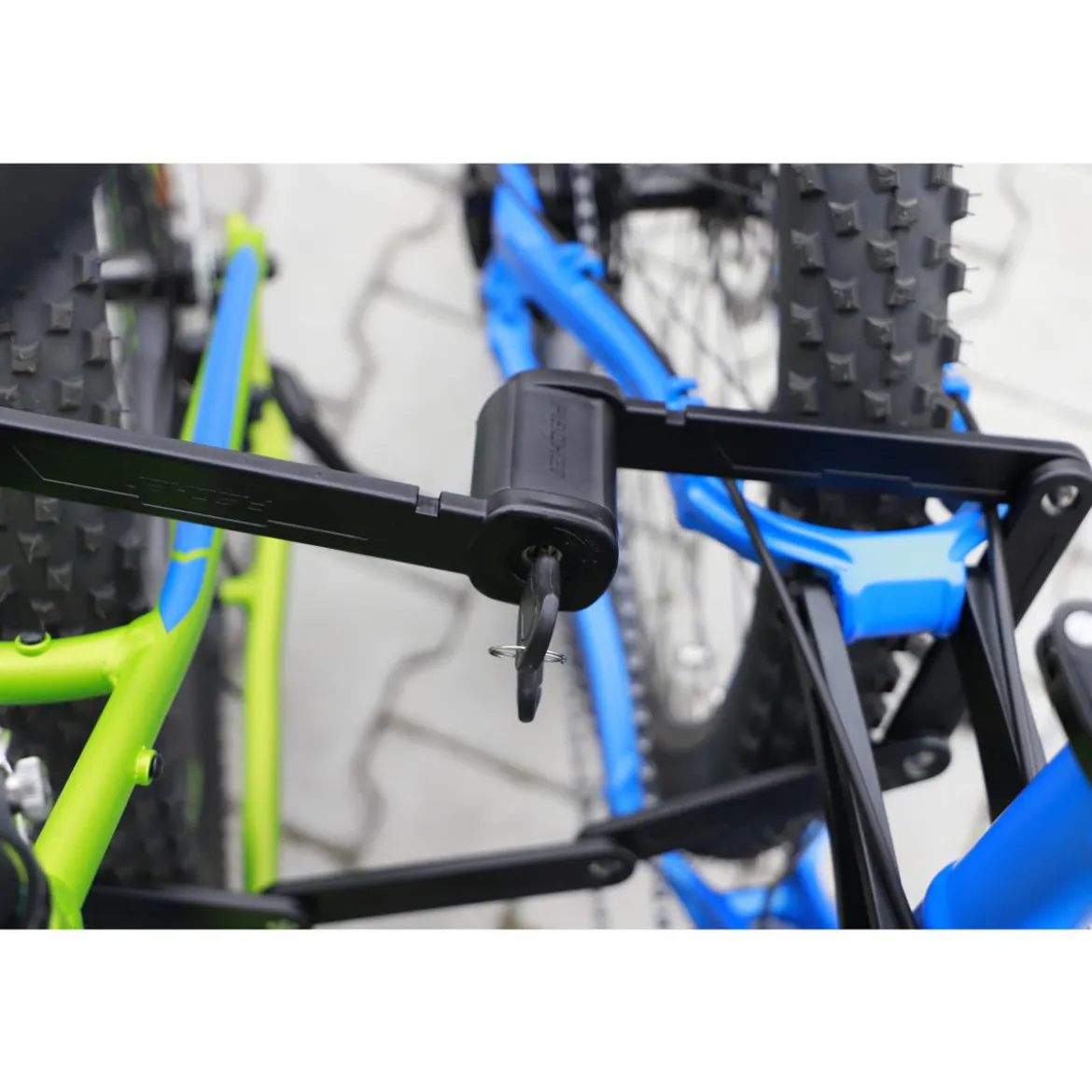 Fischer Bikes Faltschloss mit Halter 110 cm