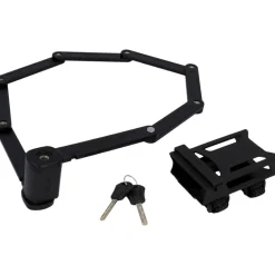 Fischer Bikes Faltschloss mit Halter 110 cm