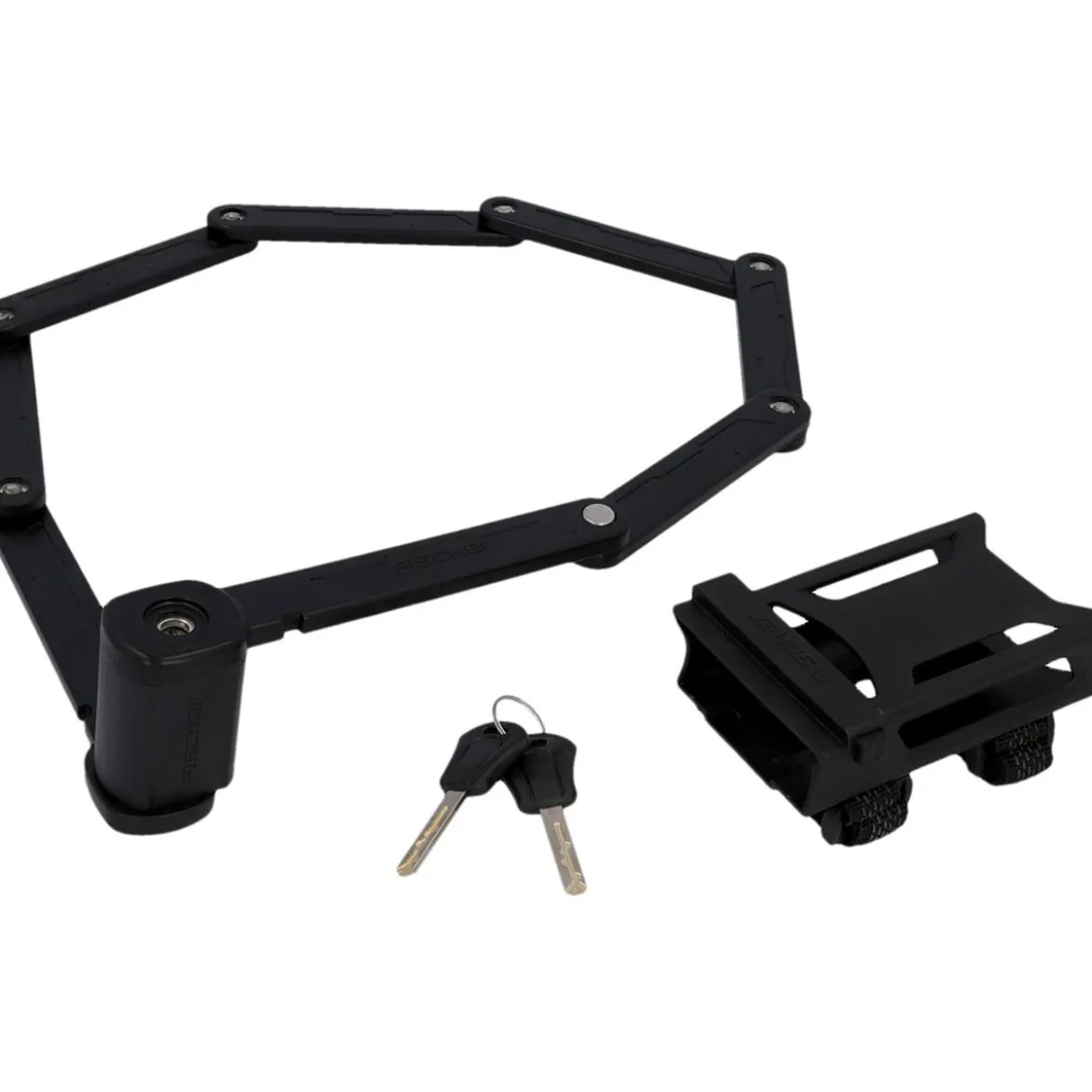 Fischer Bikes Faltschloss mit Halter 110 cm