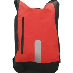 Fischer Bikes Gepäckträgertasche wasserdicht schwarz-rot