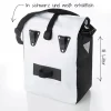 Fischer Bikes Gepäckträgertasche Kurier weiß