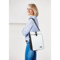 Fischer Bikes Gepäckträgertasche Kurier weiß