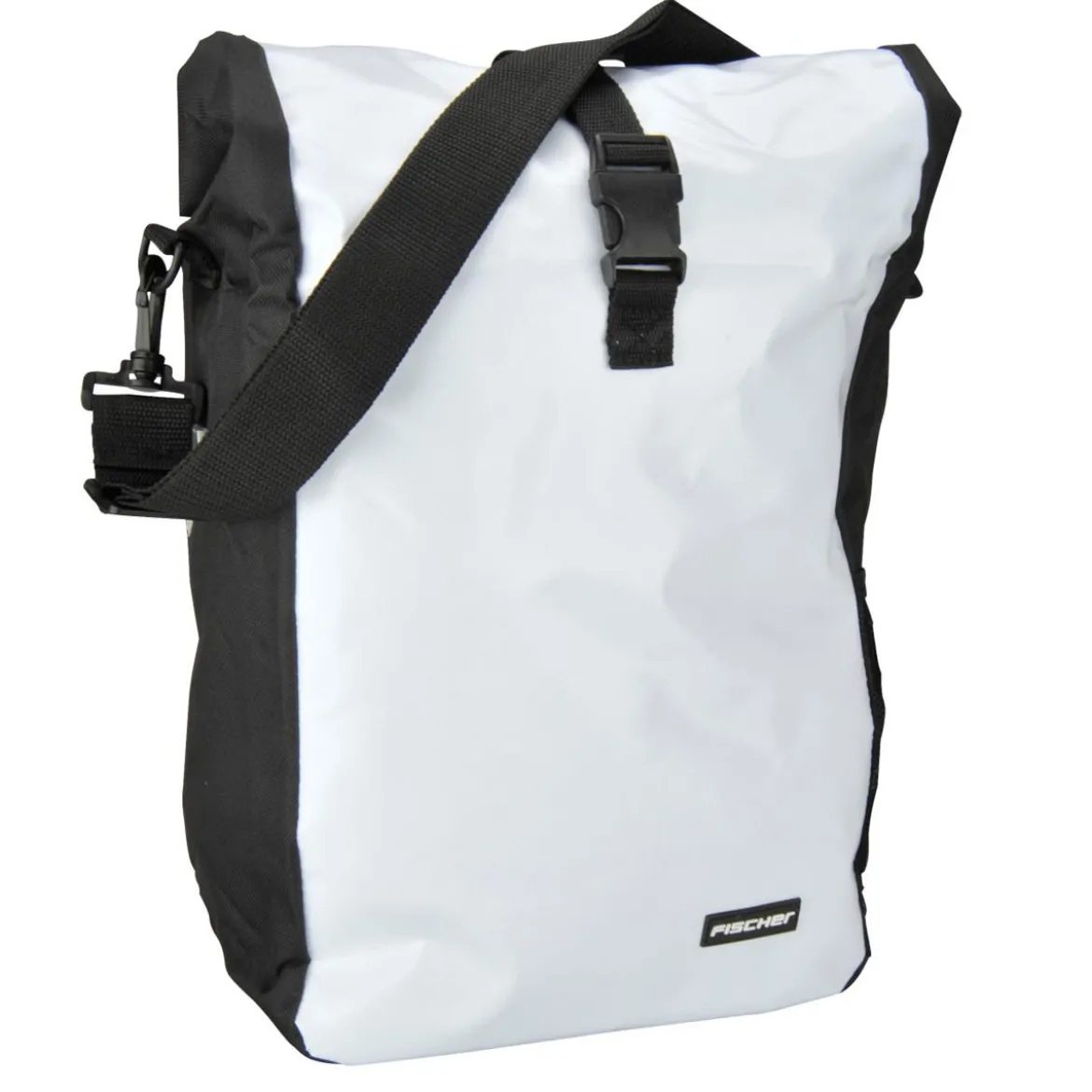 Fischer Bikes Gepäckträgertasche Kurier weiß
