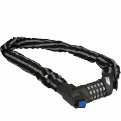 Fischer Bikes Kettenschloss mit Zahlencode und Reflex 80 cm 8 mm