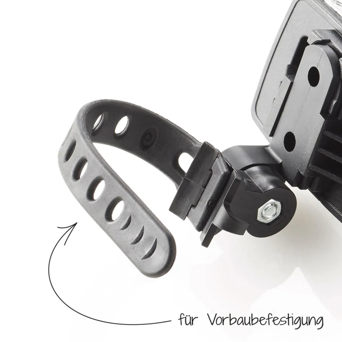 Fischer Bikes Reflektor Front Vorbaubefestigung