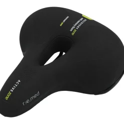 Fischer Bikes Sattel R.E.Med Memory Foam für Tourenrad schwarz
