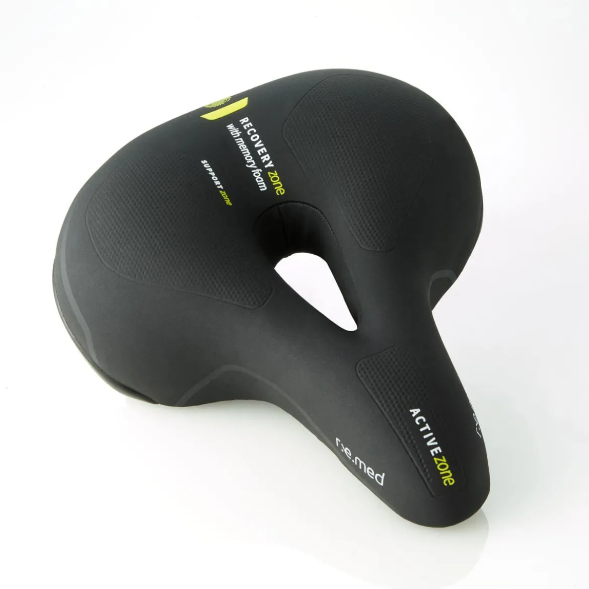 Fischer Bikes Sattel R.E.Med Memory Foam für Tourenrad schwarz
