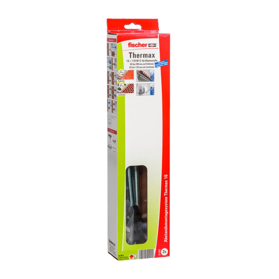 Fischer Abstandsmontagesystem 16/170 M12 2 Stück
