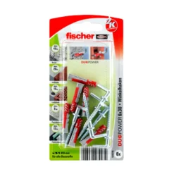 FischerDübel DuoPower 6 x 30 mm mit Winkelhaken 6 Stück
