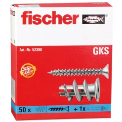 FischerGipskartondübel mit Schraube 50 Stück