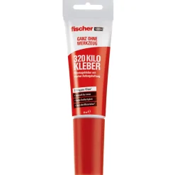 Fischer320-Kilo Kleber Ganz ohne Werkzeug 80 ml