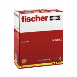 FischerNageldübel 8 x 60/20 mm Senkkopf 50 Stück