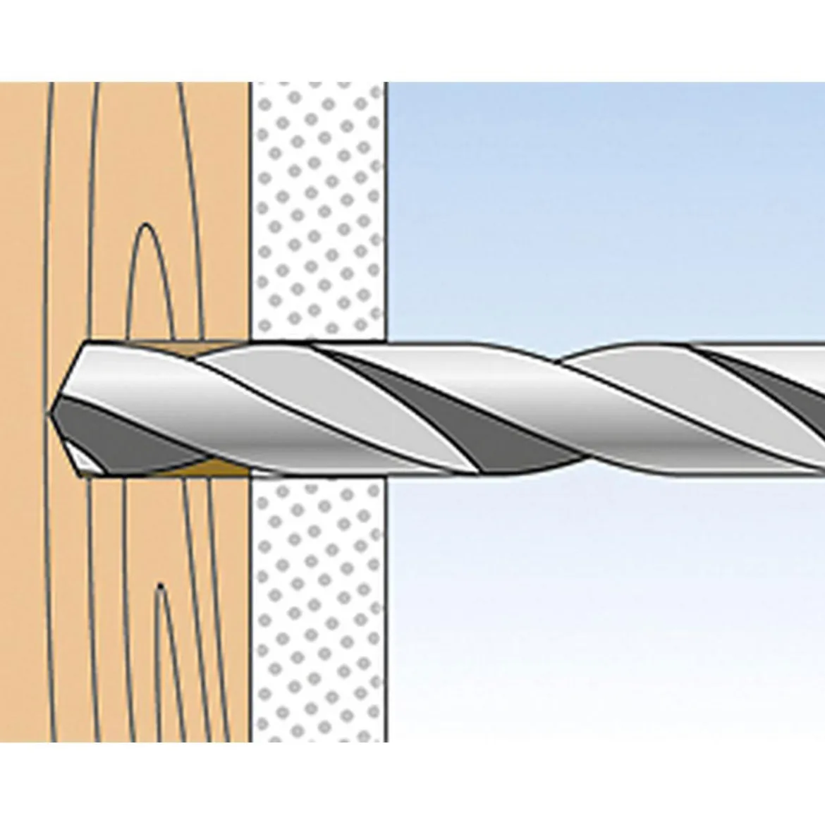 FischerNylon-Kippdübel DuoTec 10 S mit Panhead Schraube 10 Stück