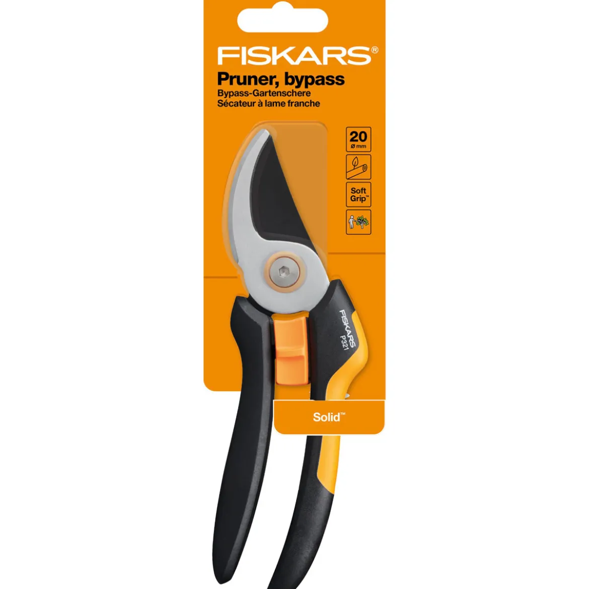 Fiskars Gartenschere Solid P321 Bypass