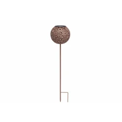 Flector Garten LED Solarspiess terracotta