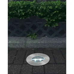 Flector Garten LED-Solar-Bodeneinbauleuchte rund
